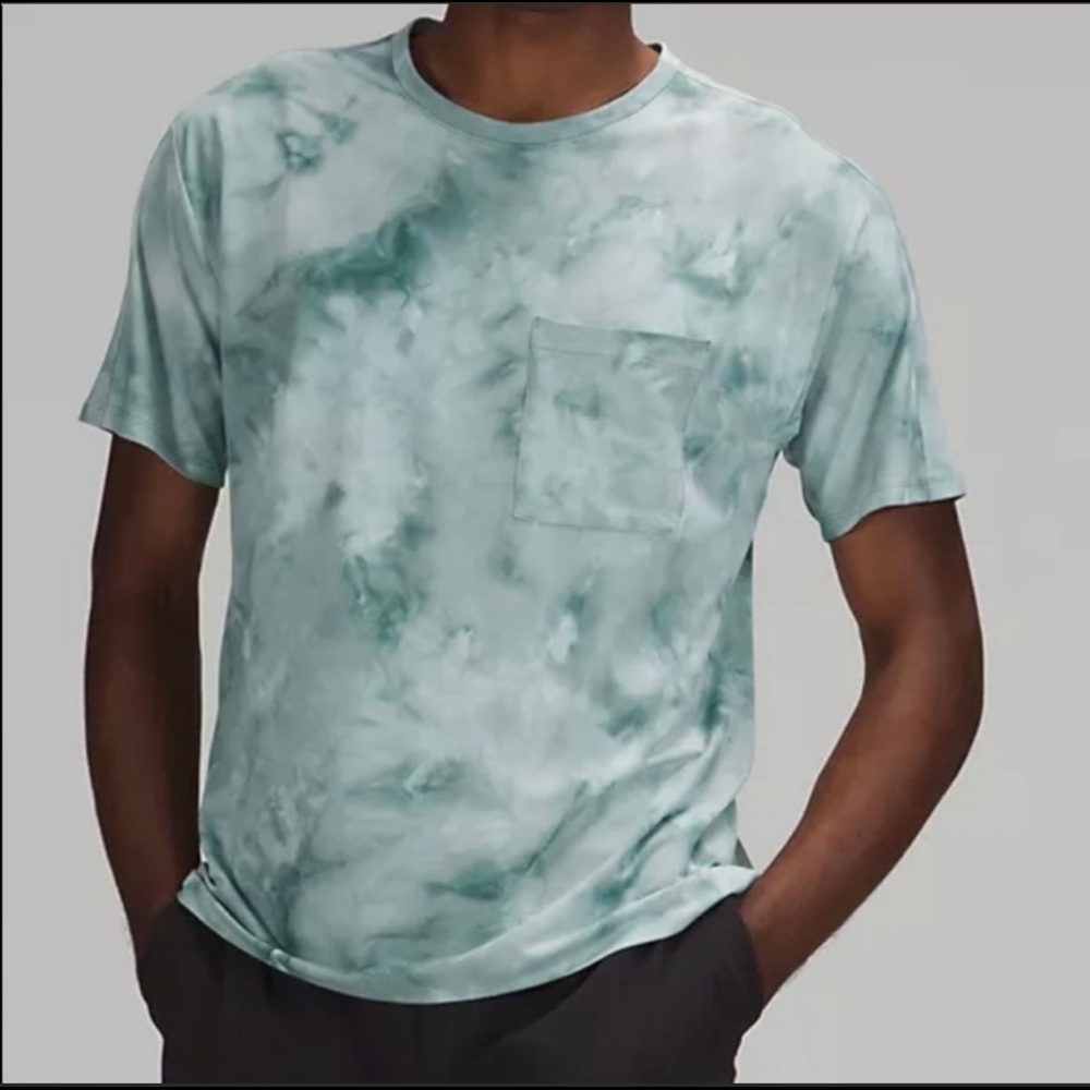 Lululemon Relaxed Mesh Pocket Tee Green Large